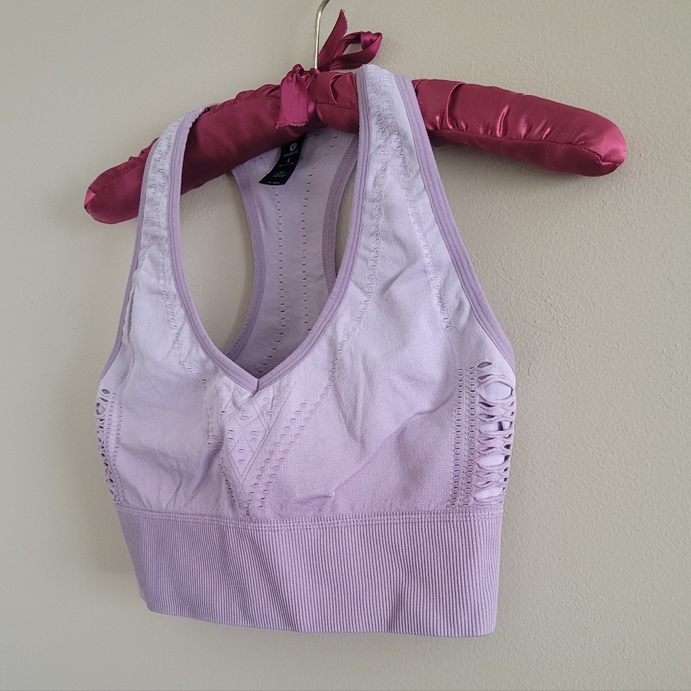 Velocity | Lavender Racerback Sports Bra Large - Picture 2 of 6